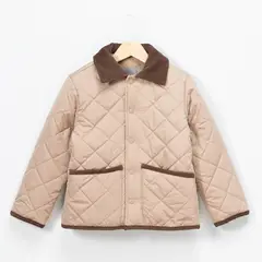 CONIGLIO - Parka Niño Acolchada con Cuello de Pana