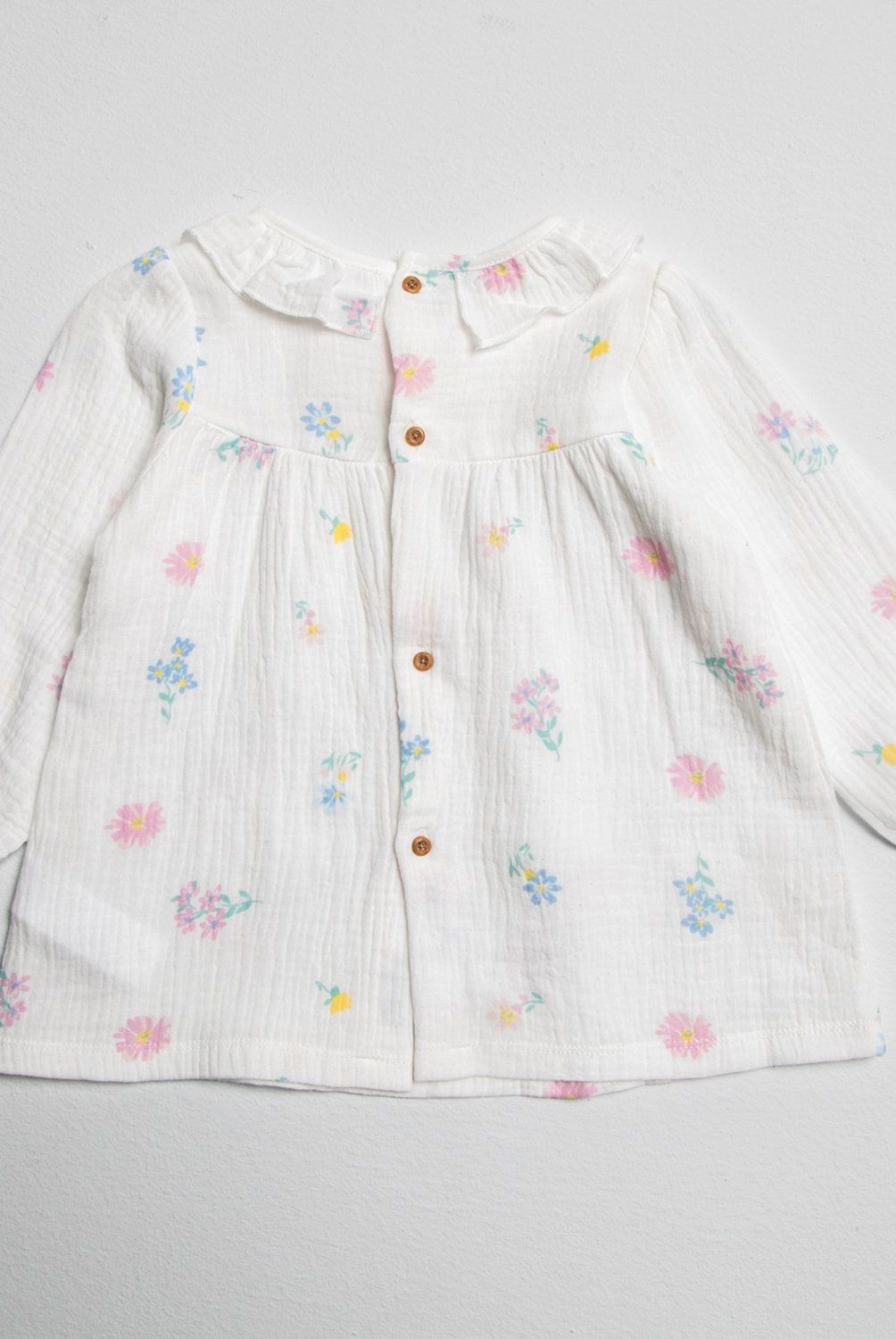 YAMP - Conjunto Algodón Flores Yamp Bebé Niña 3 Piezas