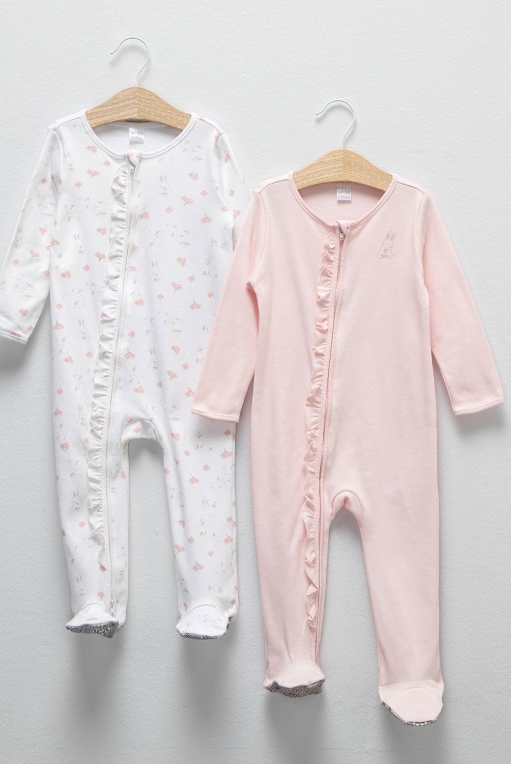 YAMP - Set de Pijamas Yamp Bebé Niña Algodón Pack 2