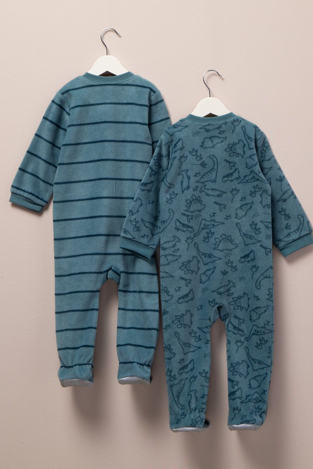 YAMP - Pack de 2 Pijamas Yamp Polar Bebé Niño Manga Larga