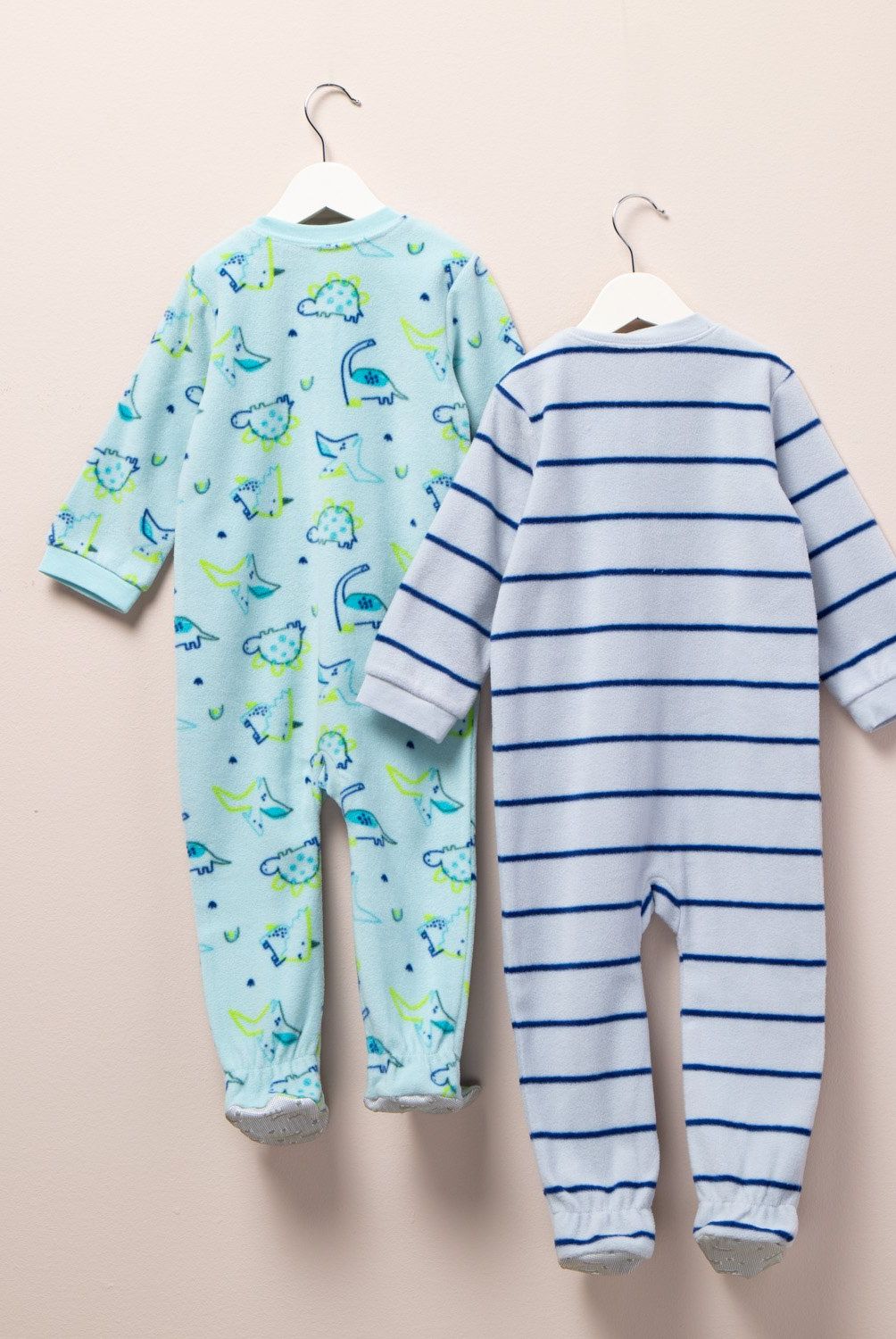 YAMP - Pack de 2 Pijamas Yamp Polar Bebé Niño Manga Larga