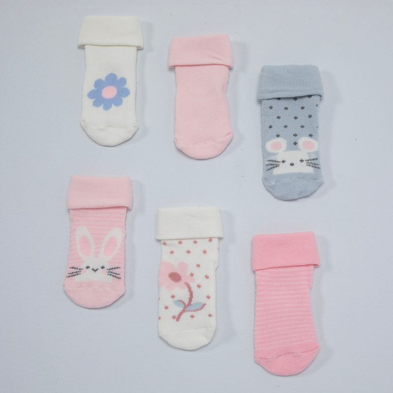 YAMP - Pack De 6 Calcetines Unisex Bebé Algodón Yamp