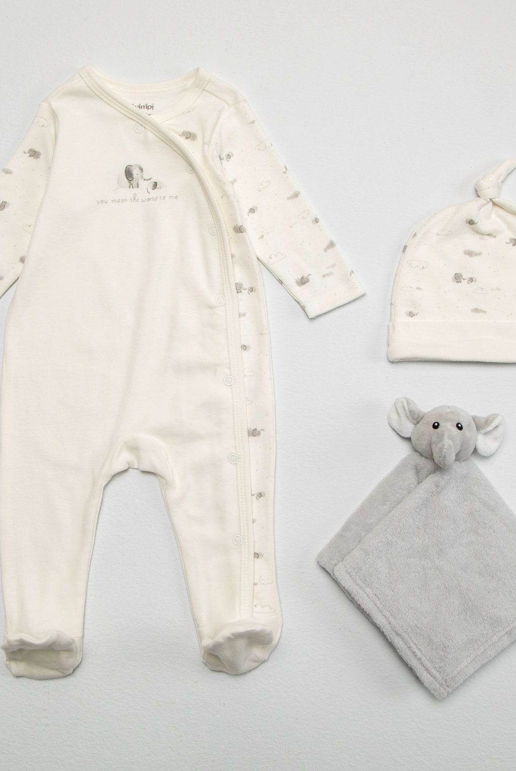 YAMP - Bodys Yamp Casual Unisex Algodón Pack 3 con Gorro y Peluche
