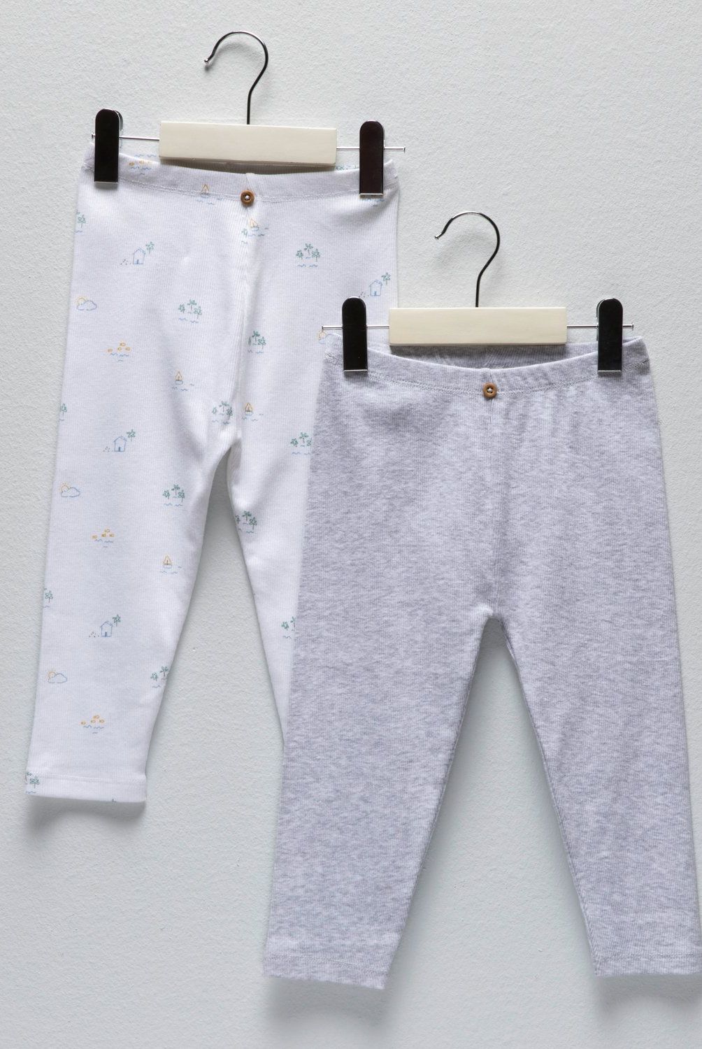 YAMP - Pack de 2 Pantalones Yamp Bebé Niño Algodón Estampados