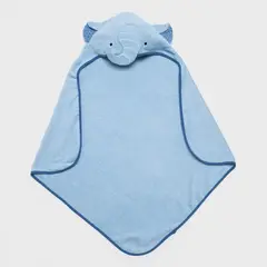 YAMP - Toalla de Baño Infantil Casual 100% Algodón Azul
