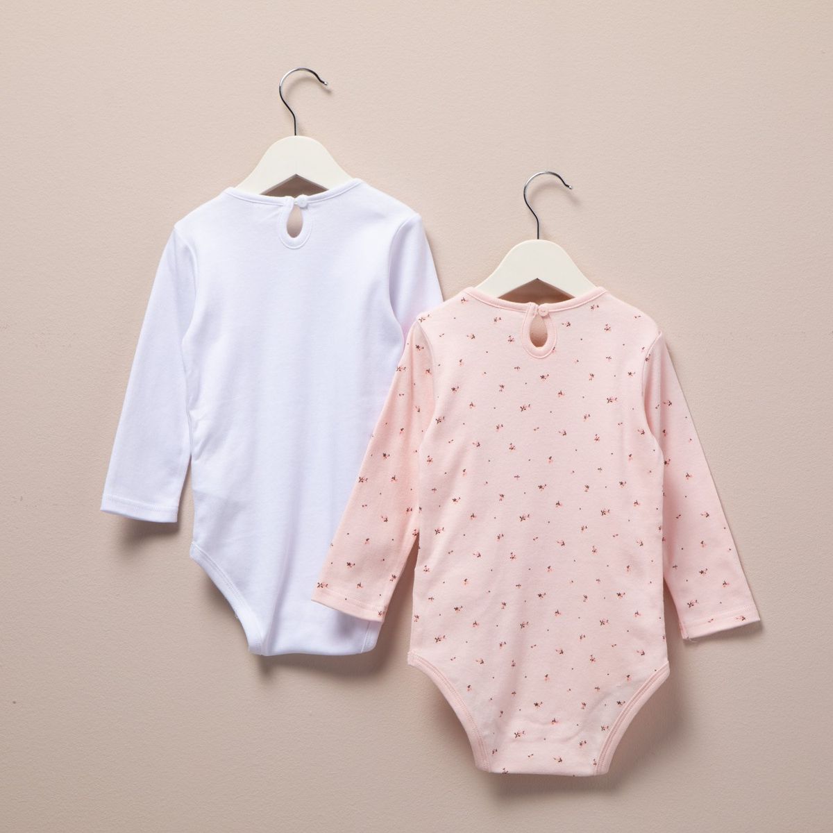 YAMP - Pack 2 Bodys Manga Larga Bebé Niña Yamp Algodón Estampado