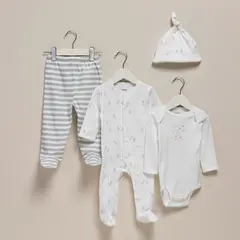 YAMP - Set Pijama, Body, Patitas y Gorro Bebé