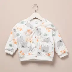 YAMP - Chaqueta Casual 100% Algodón Bebé Niño Estampada