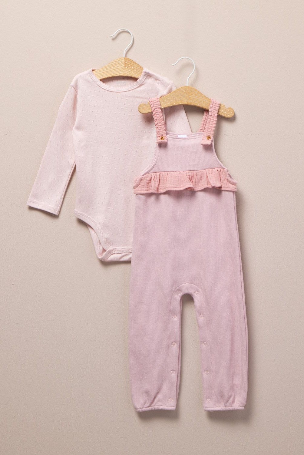 YAMP - Conjunto Yamp Casual Algodón 2 Piezas Bebé Niña