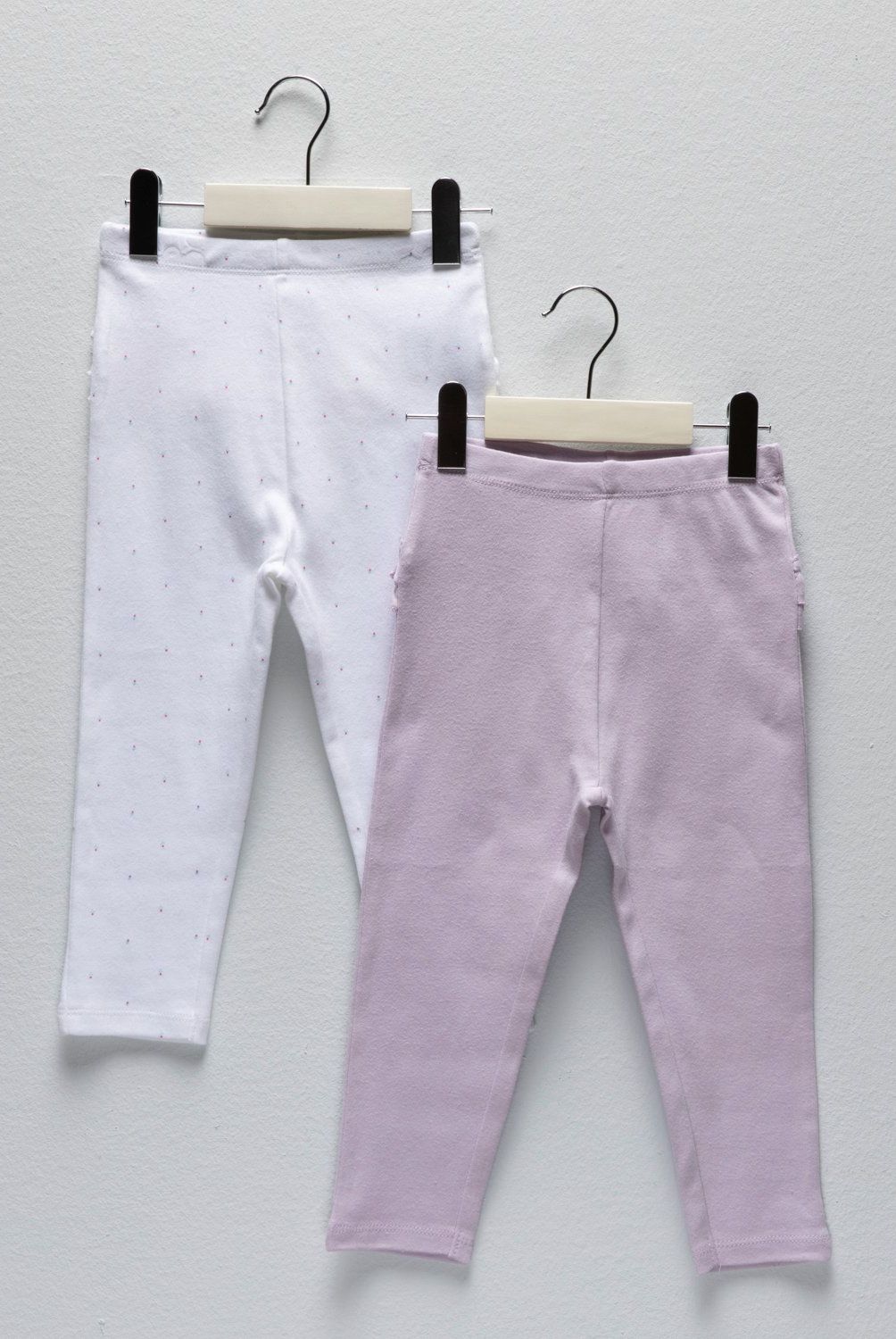 YAMP - Set de Pantalones Yamp Bebé Niña Casual Algodón Pack de 2