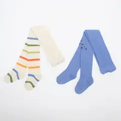 YAMP - Pack de 2 Pantys Algodón Unisex Bebé