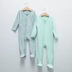 YAMP - Set de Pijamas Bebé Niño Algodón Estampado Pack 2