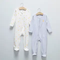 YAMP - Set de Pijamas Bebé Niño Algodón Estampado Pack 2