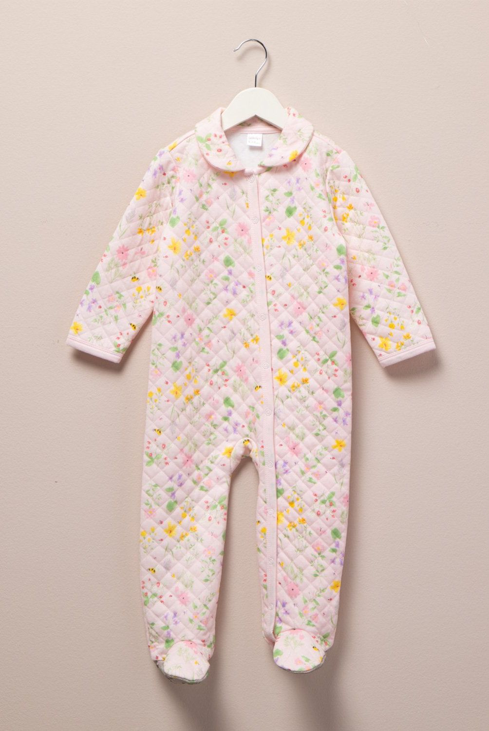 YAMP - Enterito Yamp Casual Bebé Niña Algodón Manga Larga Floral