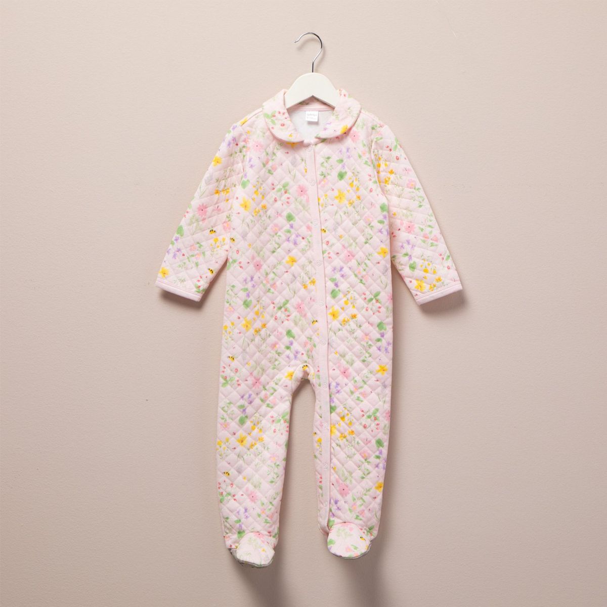 YAMP - Enterito Yamp Casual Bebé Niña Algodón Manga Larga Floral