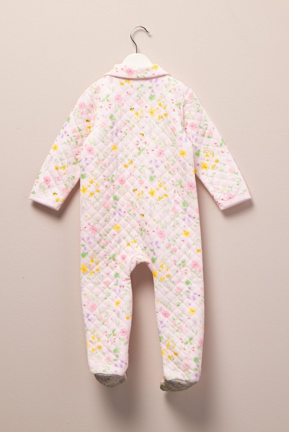 YAMP - Enterito Yamp Casual Bebé Niña Algodón Manga Larga Floral