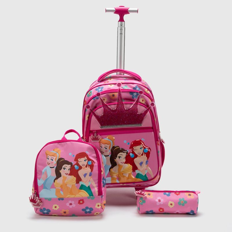 PRINCESAS - Mochila Infantil Con Ruedas Niña Princesas