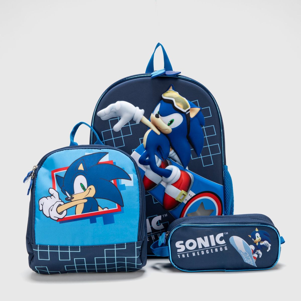 SONIC - Mochila Infantil con Luces Unisex Sonic