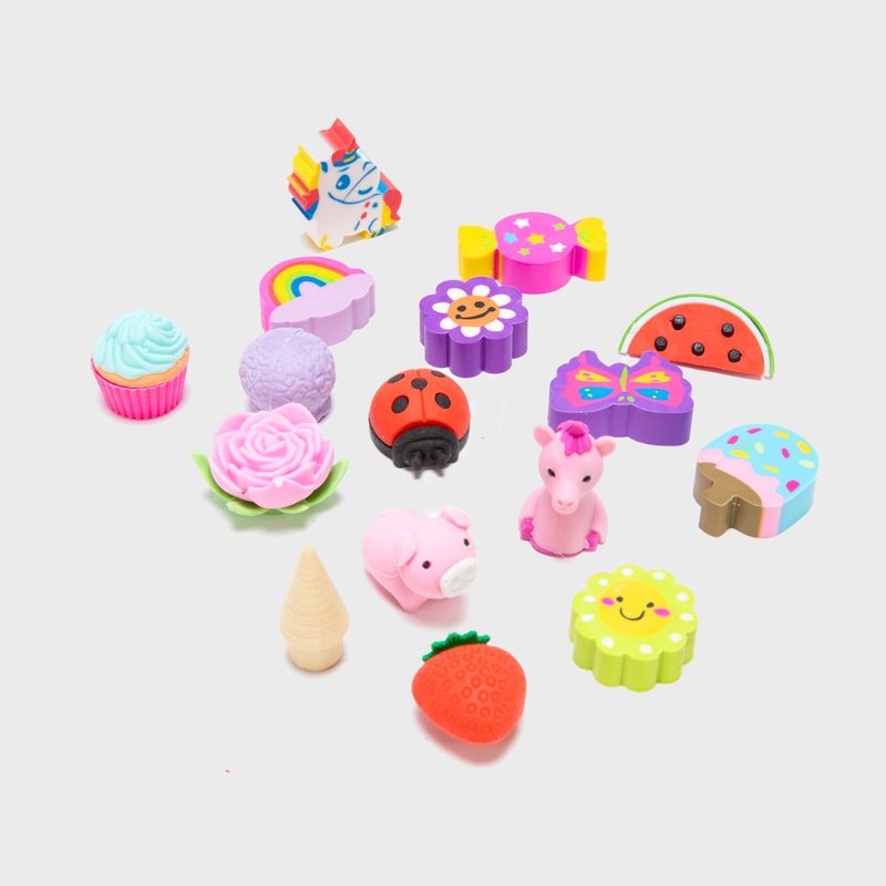 HOLLEY SKOOL - Set de Útiles Holley 30 Gomas Infantiles