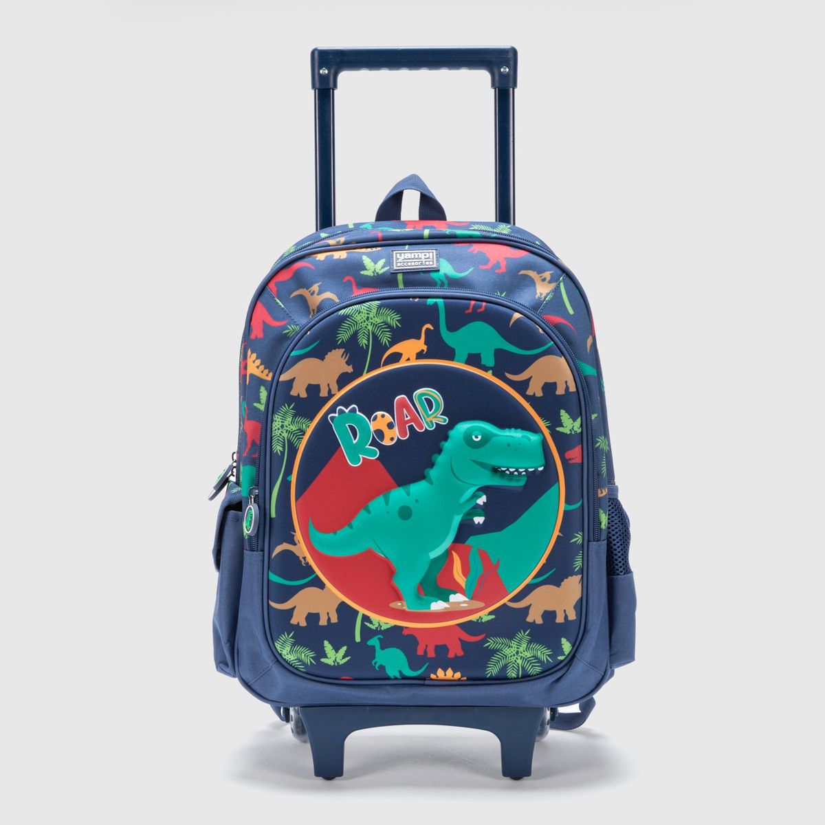 YAMP - Pack Escolar Mochila con rueditas + Lonchera + Estuche Yamp