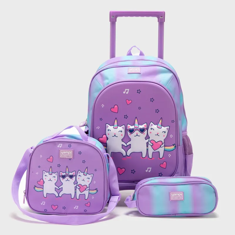 YAMP - Set Mochila con Ruedas Yamp Unisex Adulto