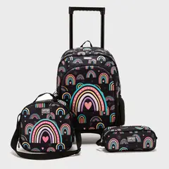 YAMP - Set Mochila con Ruedas Unisex Estampada