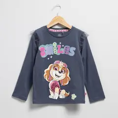 PAW PATROL - Polera Niña Algodón