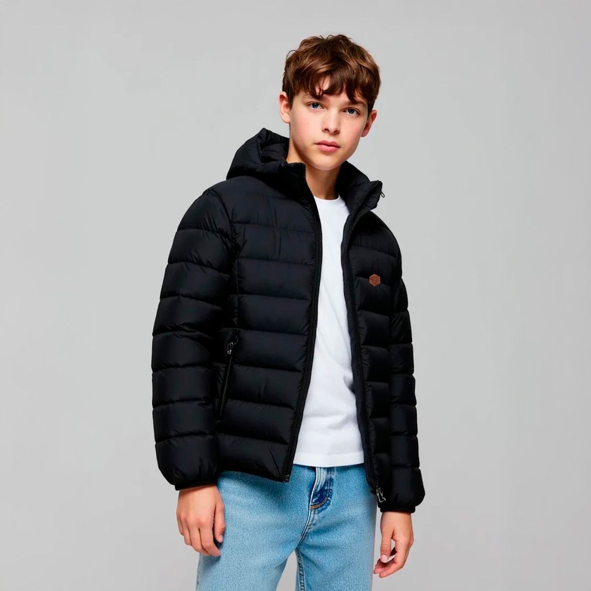 FEDERATION - Parka Federation Casual Niño Manga Larga Con Gorro