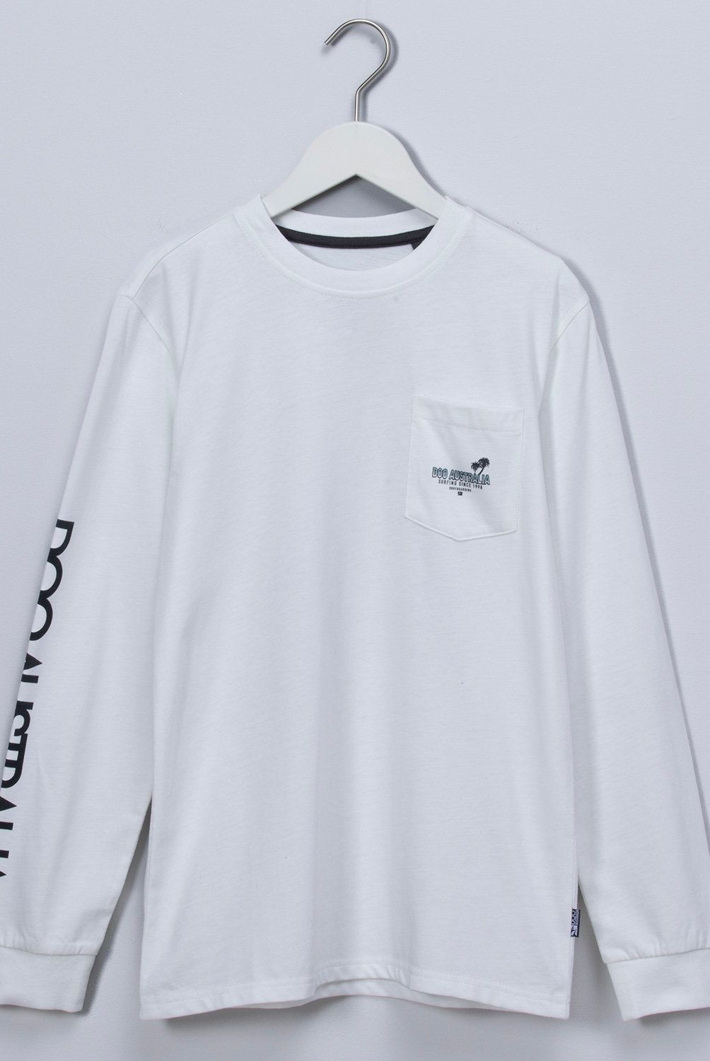 DOO AUSTRALIA - Polera Doo Australia Niño Manga Larga Algodón Estampada