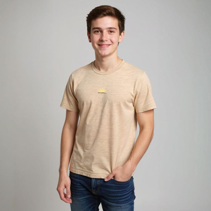 DOO AUSTRALIA - Polera Casual Algodón con Estampado Doo Australia Niño