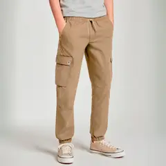 FEDERATION - Pantalón Jogger Cargo Algodón Niño