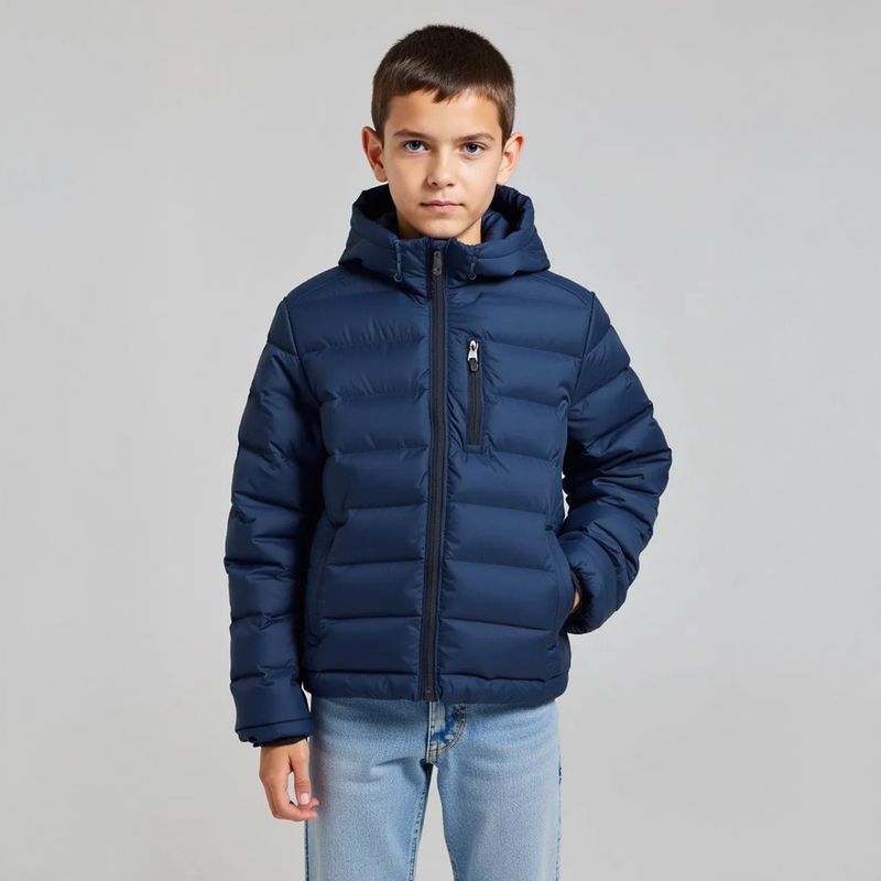 FEDERATION - Parka Niño Federation Casual Resistente Con Gorro
