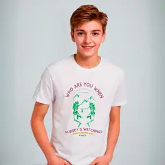 FEDERATION - Polera Algodón Estampada Manga Corta Niño