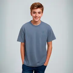 FEDERATION - Polera Algodón Estampada Manga Corta Niño