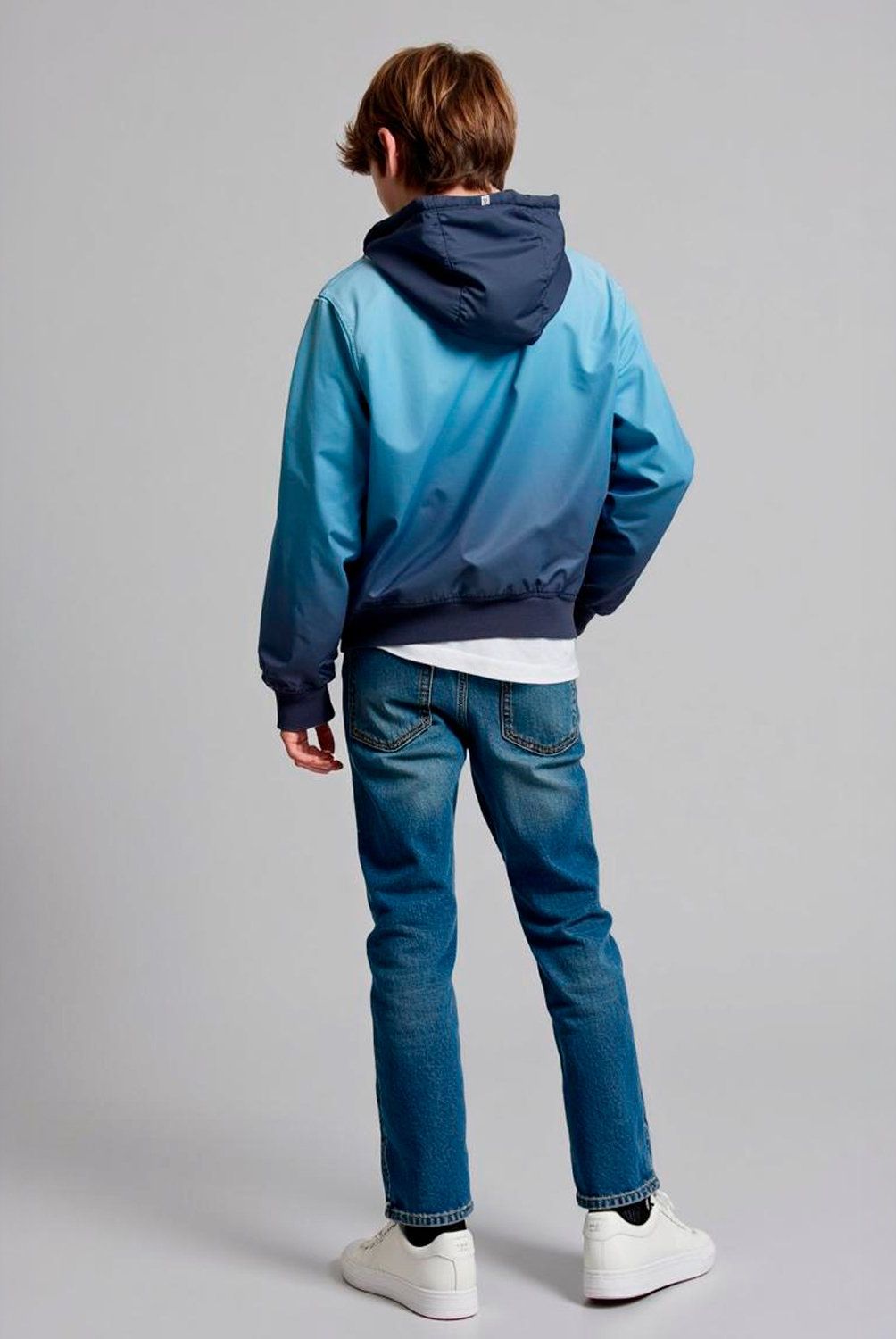 FEDERATION - Chaqueta Bomber Federation Niño Con Gorro Degradé