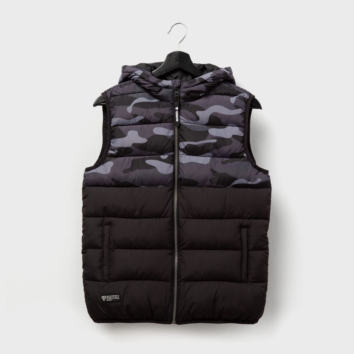 FEDERATION - Chaleco Parka Federation Casual Para Niño con Gorro