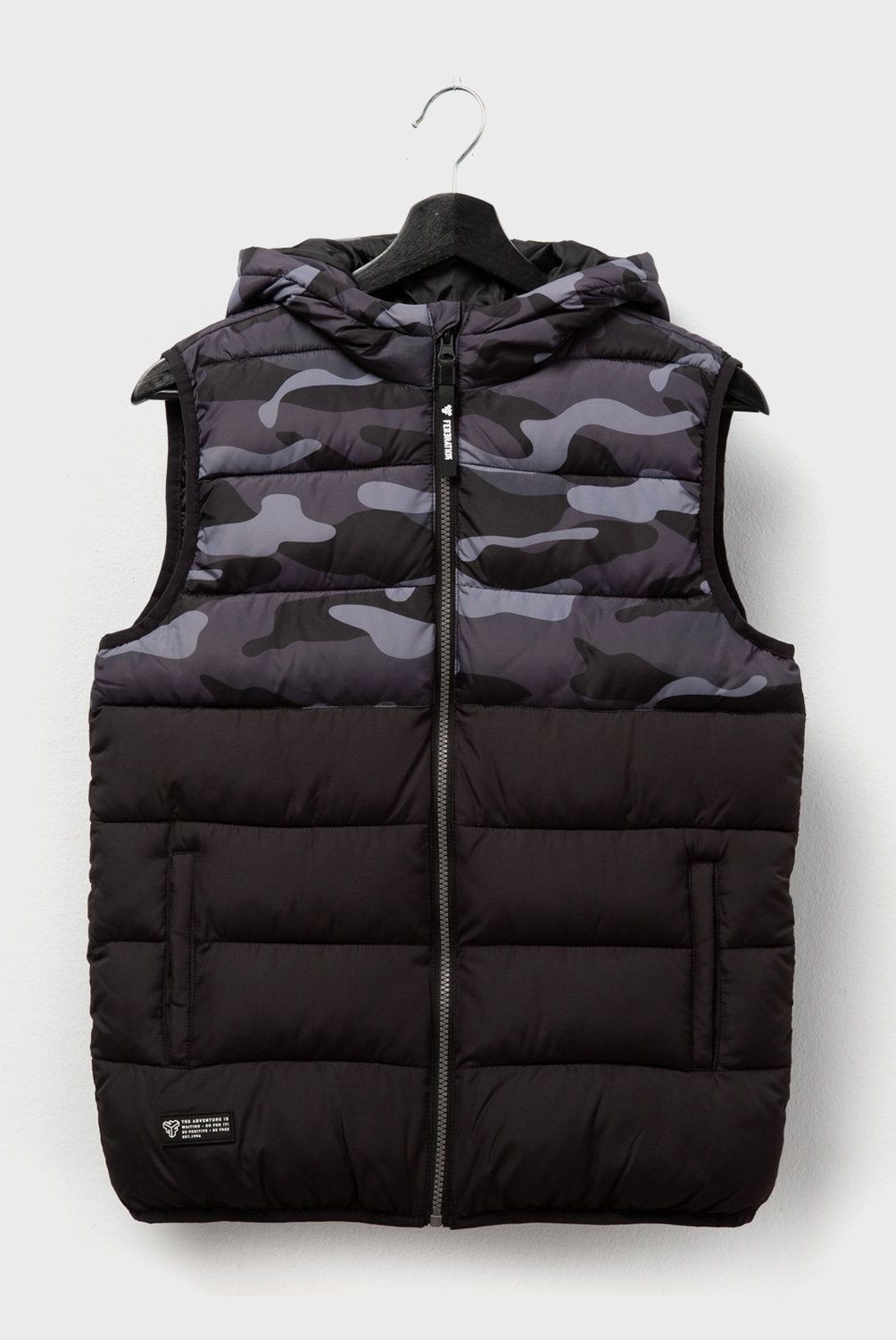 FEDERATION - Chaleco Parka Federation Casual Para Niño con Gorro