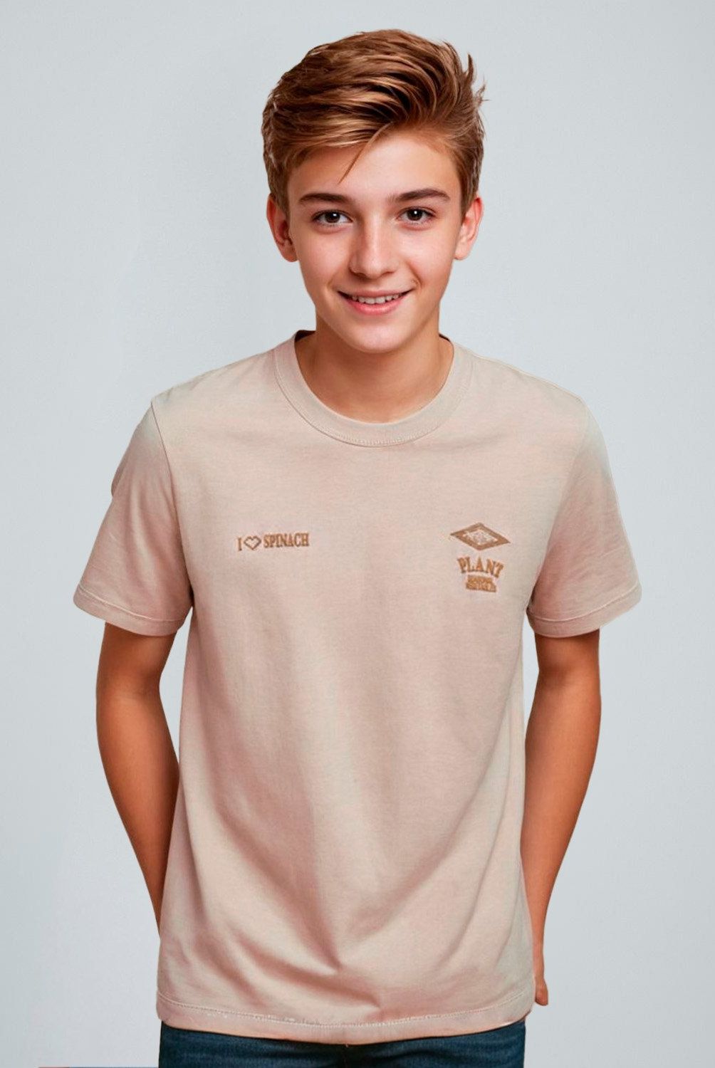 FEDERATION - Polera Federation Polialgodón Estampada Niño Manga Corta