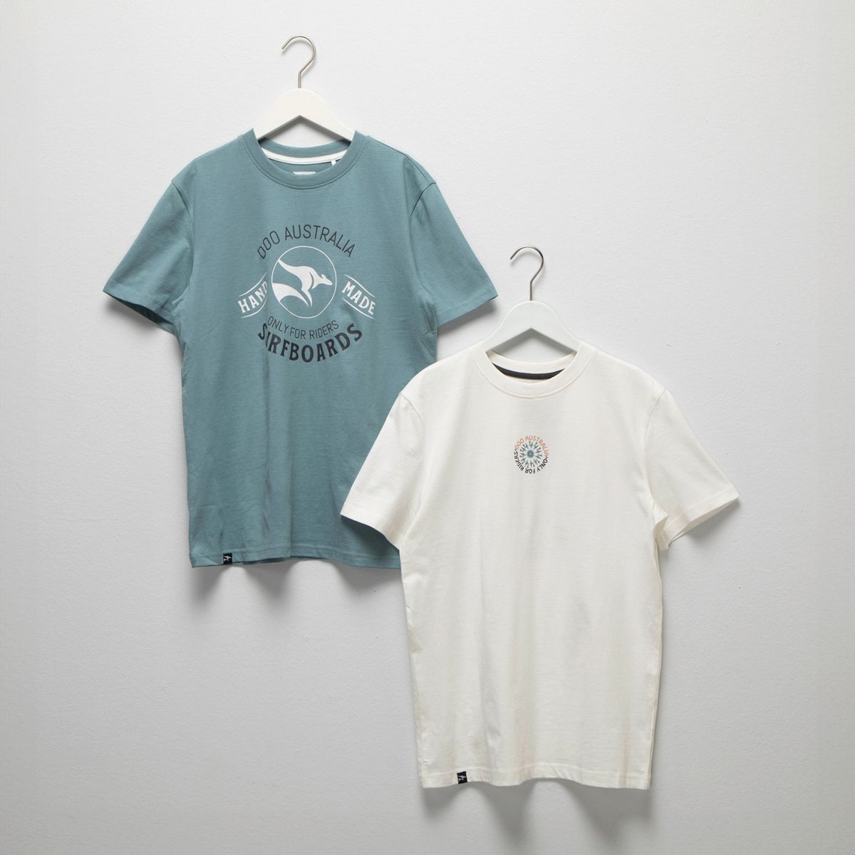 DOO AUSTRALIA - Pack de 2 Poleras Doo Australia Algodón Niño Estampadas