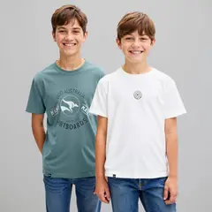 DOO AUSTRALIA - Pack de 2 Poleras Algodón Niño Estampadas