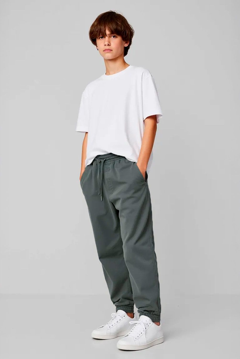 FEDERATION - Pantalón Jogger Federation Niño Algodón Verde