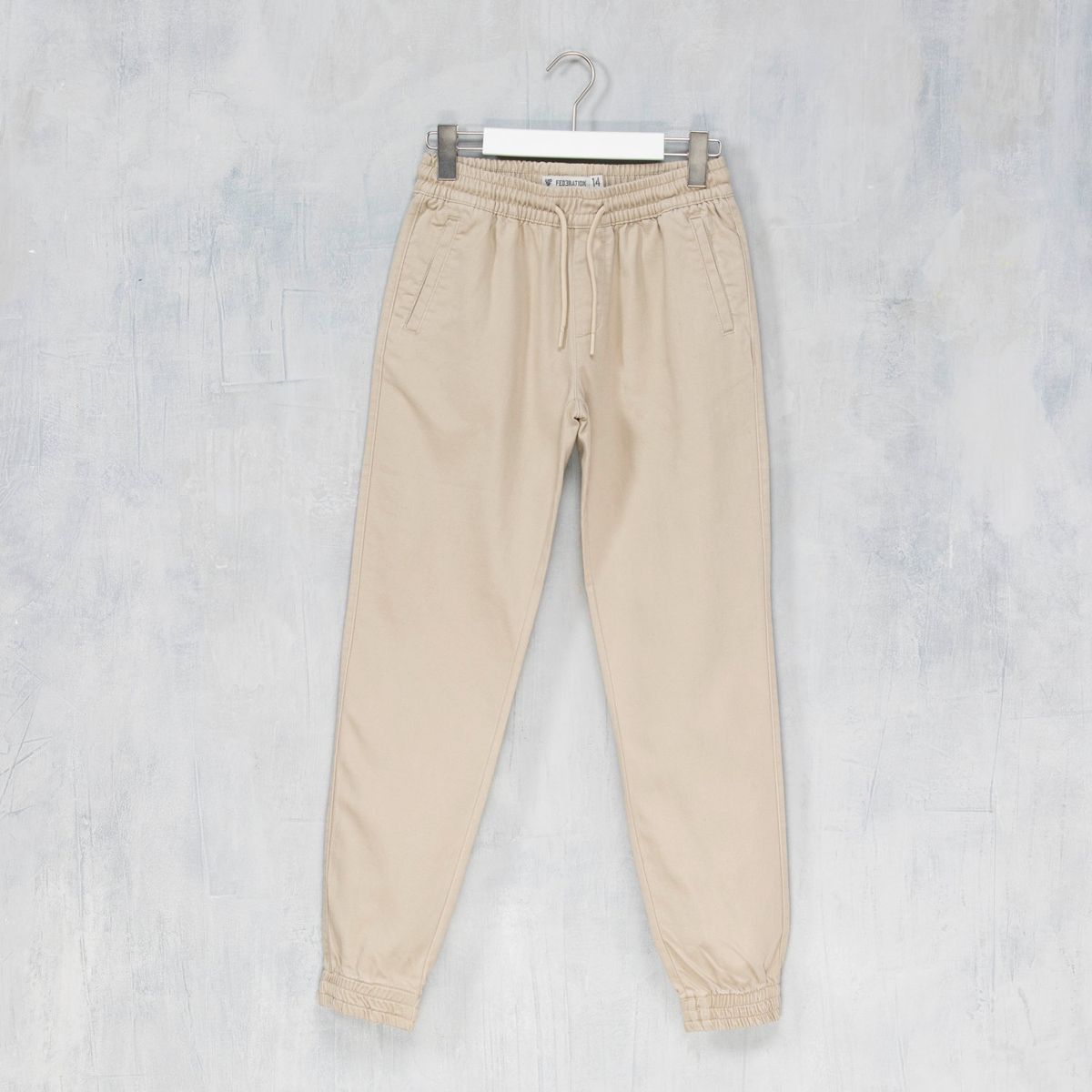 FEDERATION - Pantalón Jogger Federation Niño Algodón Verde