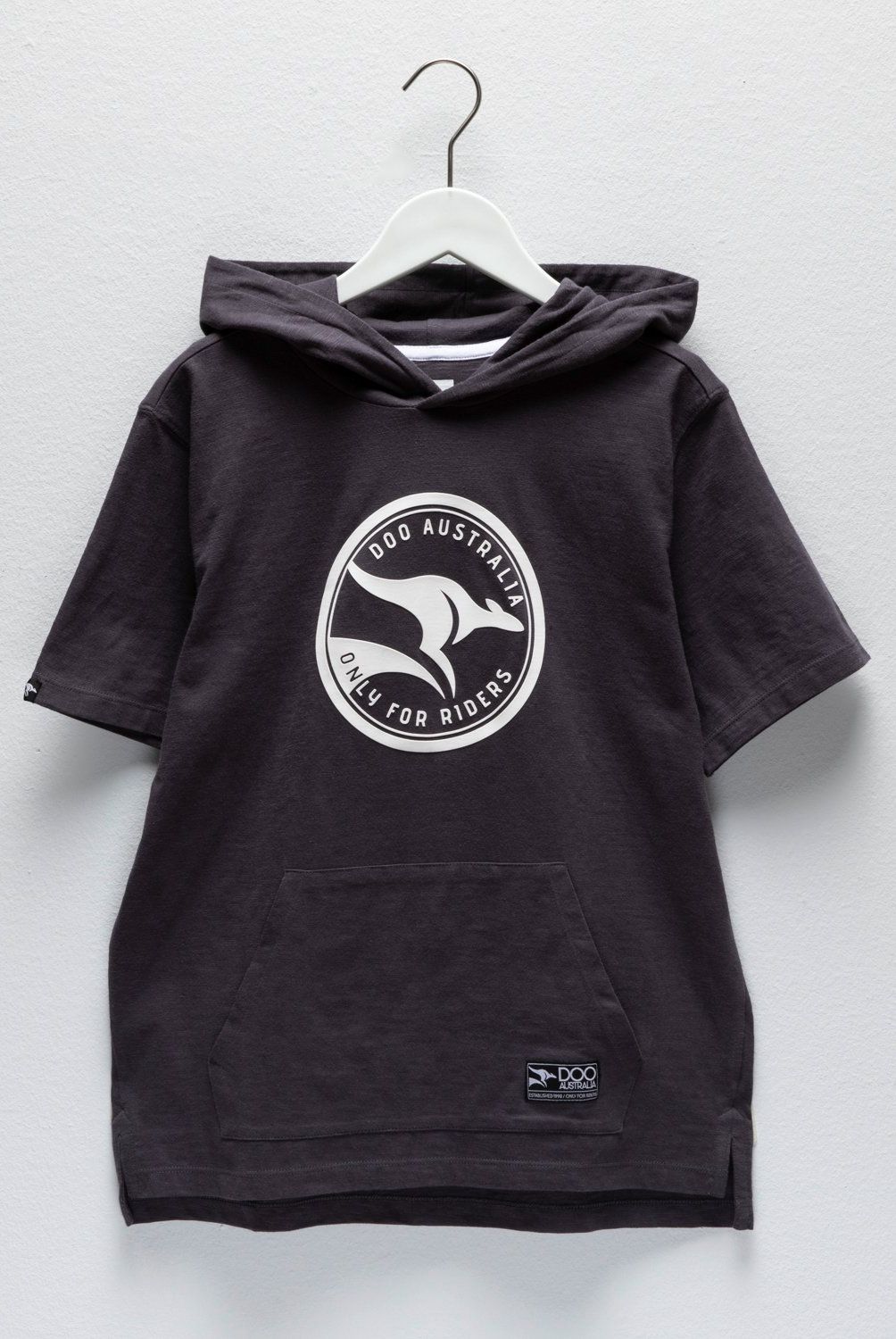 DOO AUSTRALIA - Polera Doo Australia Niño Algodón Manga Corta con Gorro