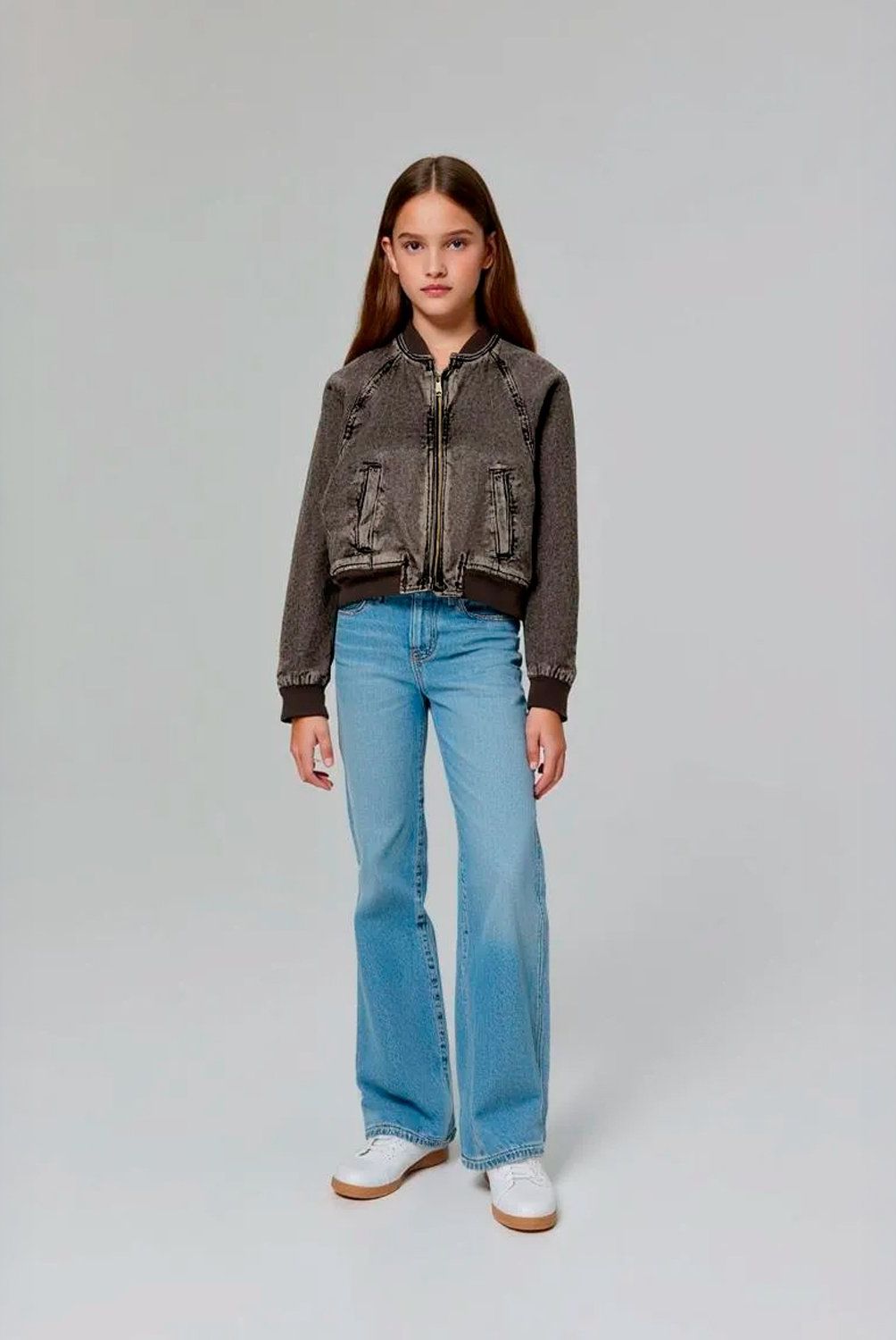ELEVEN - Chaqueta Eleven Bomber Algodón Manga Larga Niña
