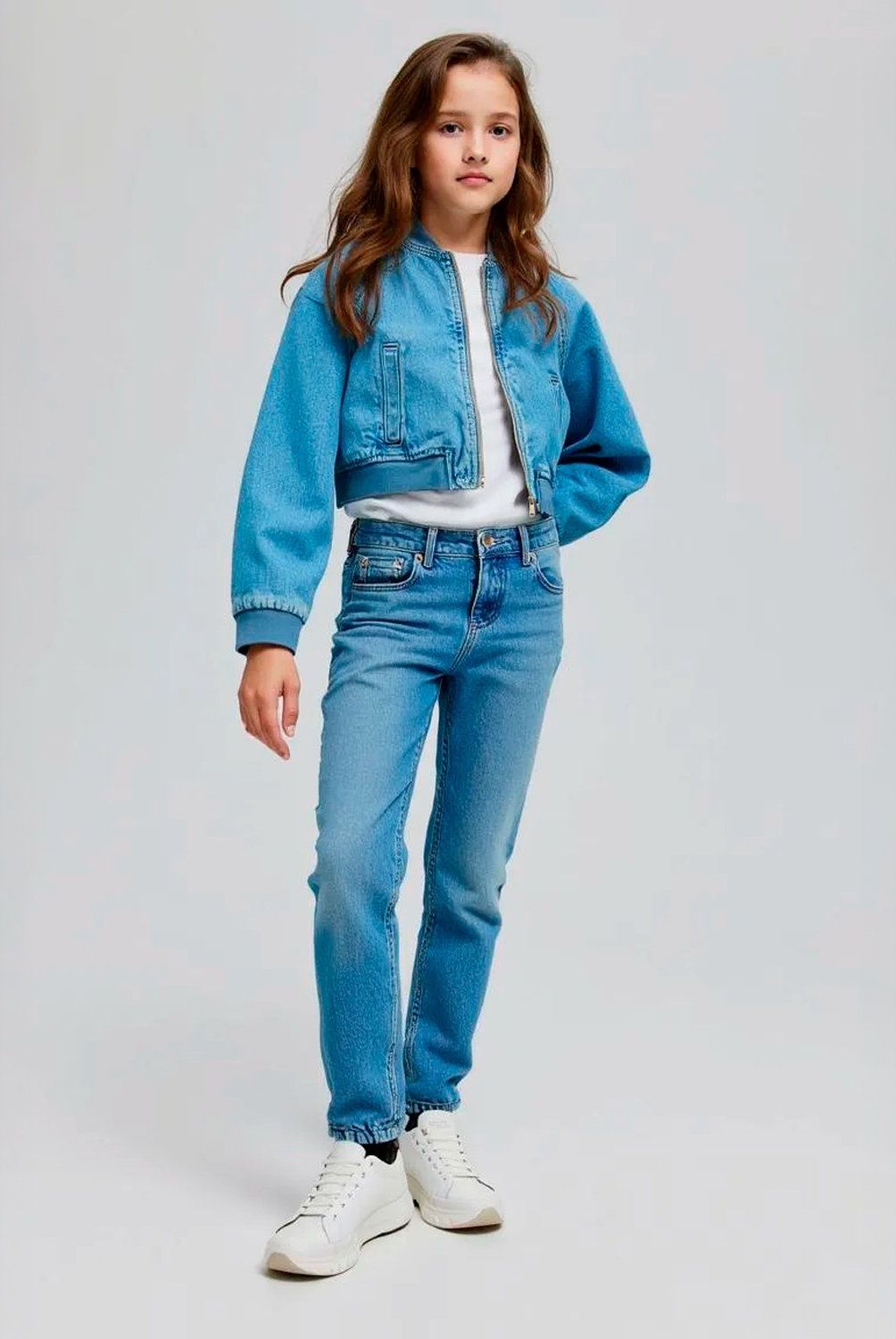 ELEVEN - Chaqueta Eleven Bomber Algodón Manga Larga Niña