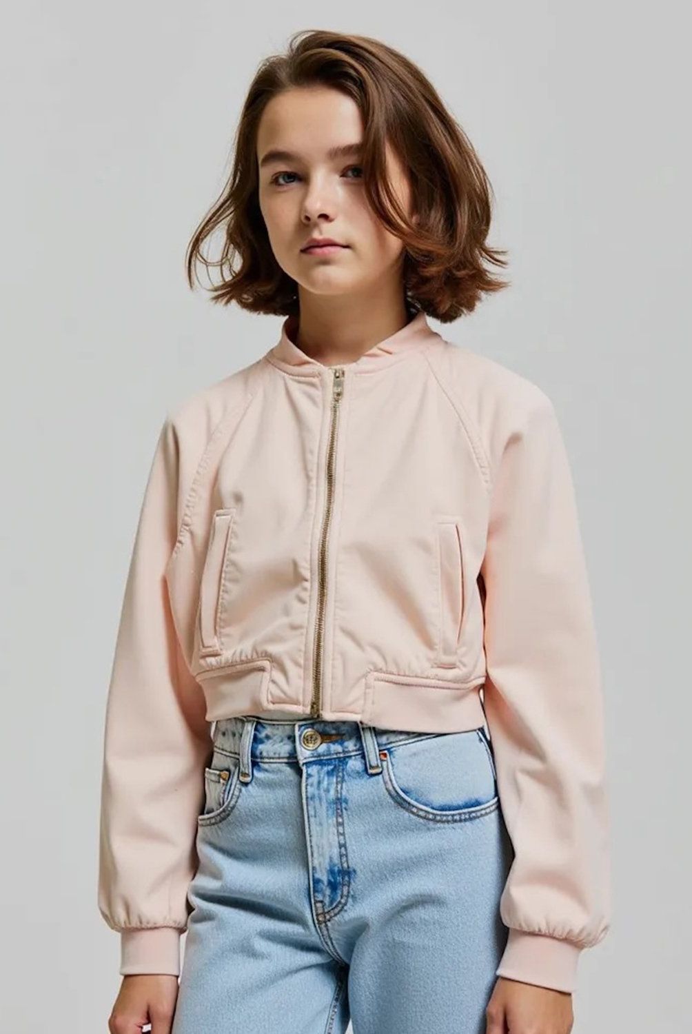 ELEVEN - Chaqueta Eleven Bomber Algodón Manga Larga Niña