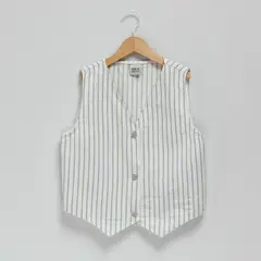 ELEVEN - Blusa sin Mangas Algodón Rayas Niña