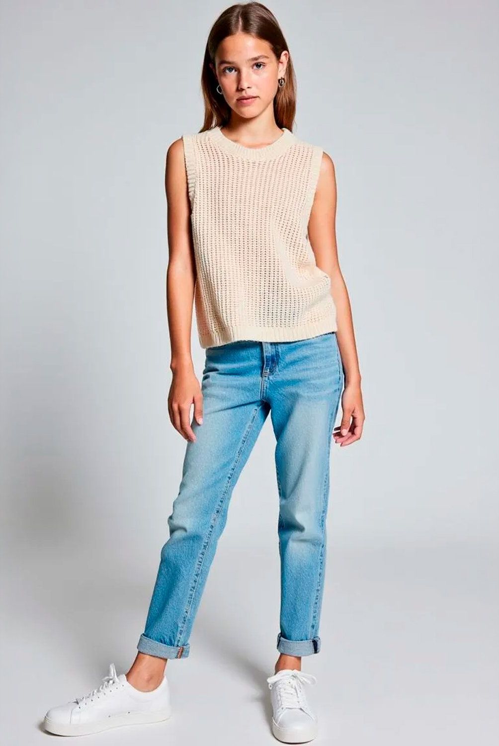 ELEVEN - Sweater Eleven Casual Algodón Niña Sin Mangas