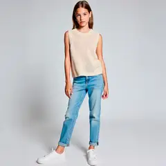ELEVEN - Sweater Casual Algodón Niña Sin Mangas