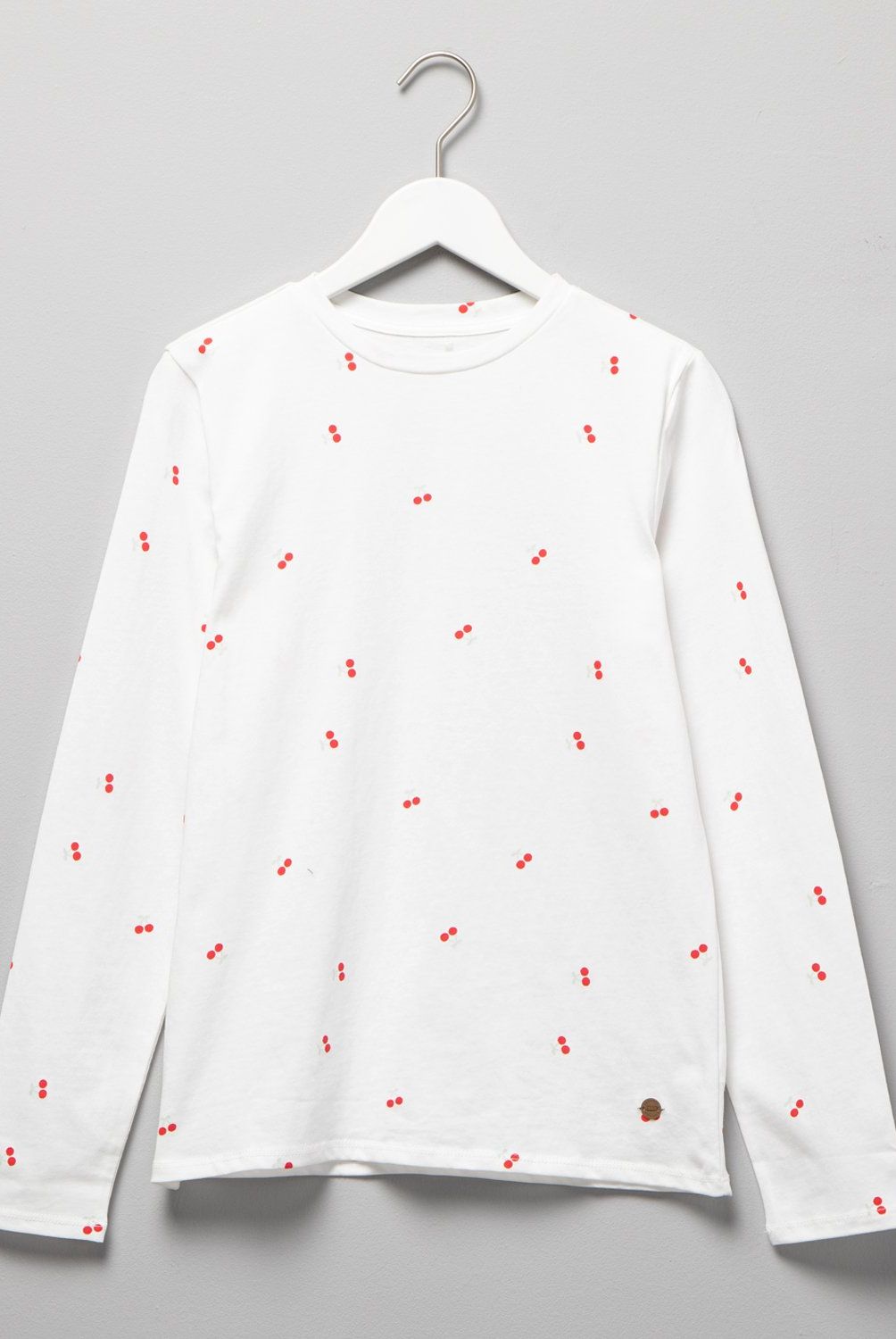 ELEVEN - Polera Manga Larga Algodón Estampada Eleven Niña